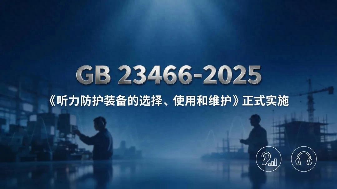 GB 23466‑2025新国标实施｜职业听力健康守护刻不容缓